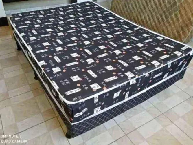 Cama Box casal Black D26 - somos fábrica
