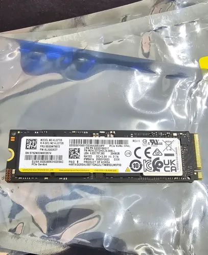 Nvme 2tb Samsung gen 4x4 Novo