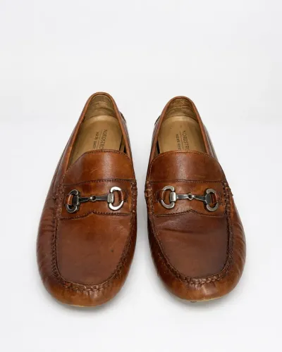 Mocassim Nordstrom Driving Shoe Marrom - Bridão Prateado - Tam. 39/40