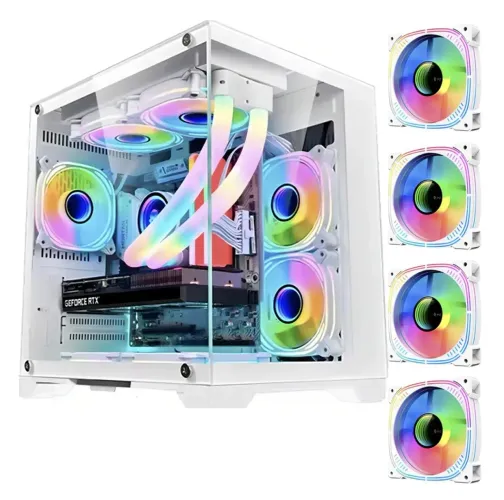 Gabinete Gamer GB1791 branco para placas Micro ATX