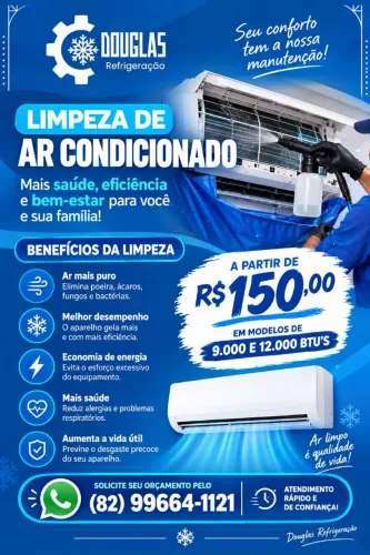 Instalação e Limpeza de Ar-Condicionado | Douglas Refrigeração