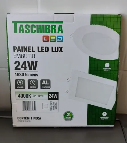 Paflon Embutir Taschibra 24W 4000K (5 unidades)