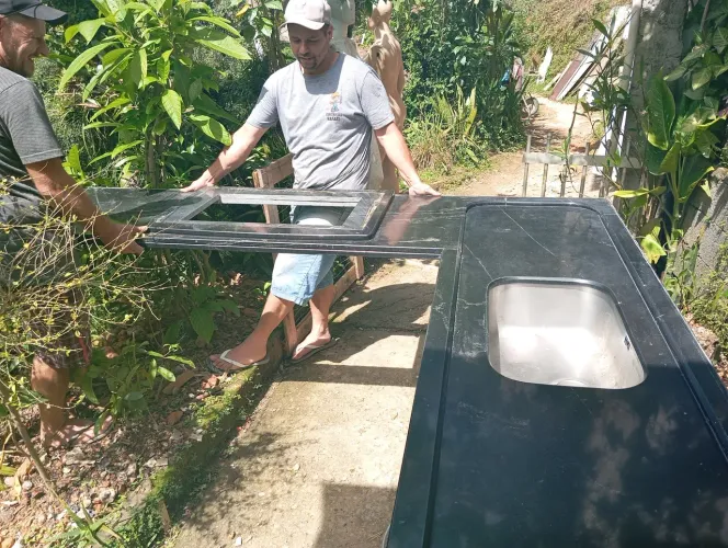 Pedra de granito para cozinha