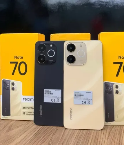 Realme Note 70 | Preto | Dourado | 128Gb/4Ram | Original | Novo Lacrado | Versão Global 