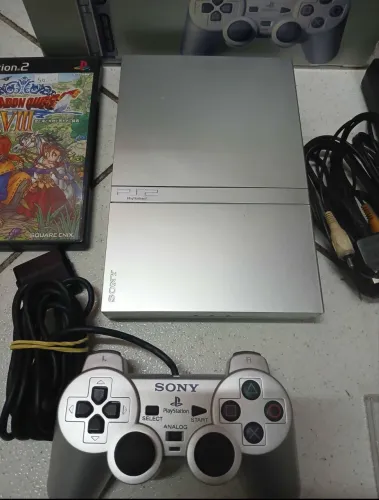 PS2 SCPH-50000 TSS Satin Silver ? Edição Japonesa ?