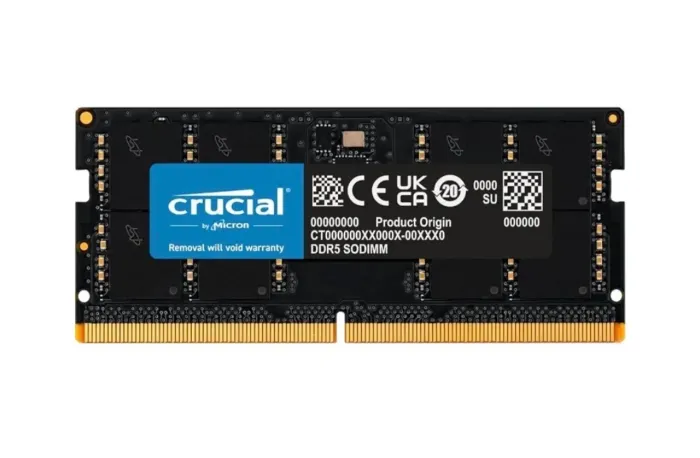 Memória RAM Para Notebook Crucial, 16GB, 5200MHz, DDR5, Preto - CT16G52C42S5