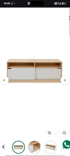 RACK 2 PORTAS DE CORRER 1,35 M X 39 CM WINK