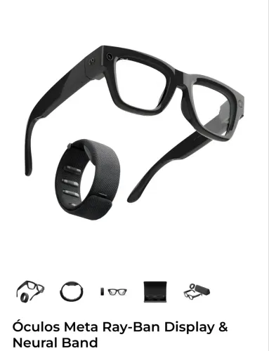 Óculos Ray Ban Meta Display novo na caixa lacrado