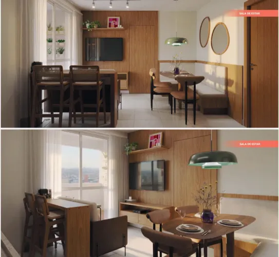 Apartamento 2 Quartos | 1 Suíte | Varanda + Garagem
