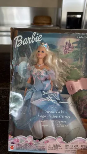 Barbie Lago dos Cisnes Odette 2003 Original Mattel Completa com Caixa e Manual