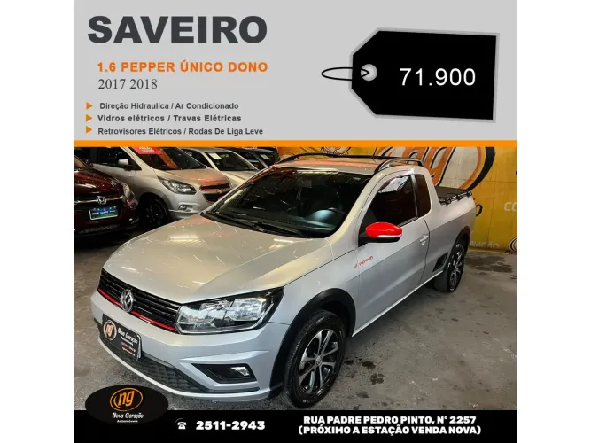 Volkswagen Saveiro Pepper 1.6 Flex 8V CE 2018