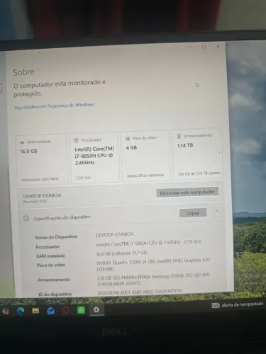 Dell precision 5540 