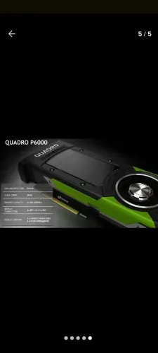 Placa de vídeo Nvidia Quadro P6000