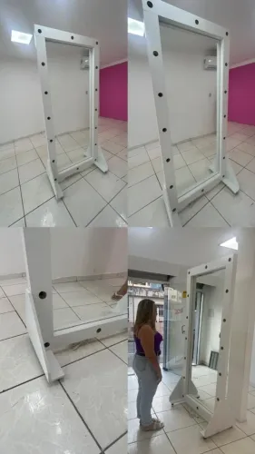 Espelho grande Camarim com Iluminação