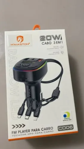 Carregado para carro 3 em 1