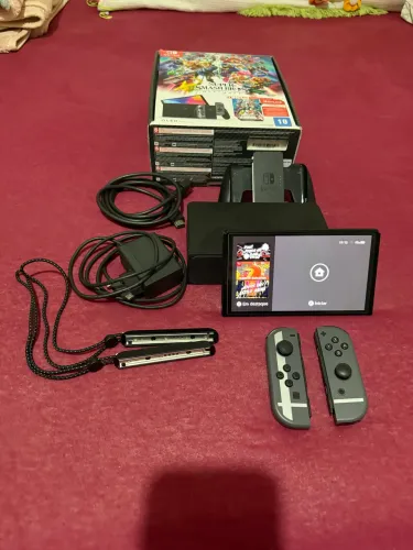 Nintendo switch oled edição super smash Bros 