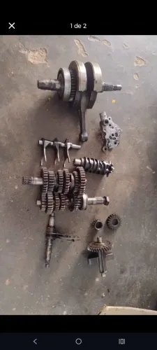 Caixa de marcha com virabrequim da CBX Twister Oi u tornado 