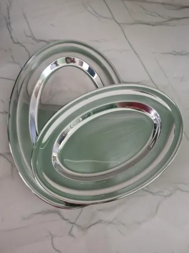 Travessas de inox