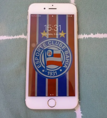 Vendo iPhone 6s<br>Biometria ok<br>Câmera ok<br>NFC ok<br>32gb<br>Tenque t
