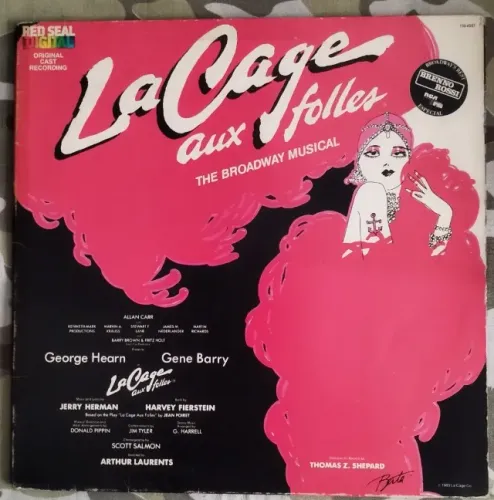 Vinil LP La Cage Aux Folles (The Broadway Musical) A Gaiola das Loucas Gatefold 1987