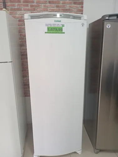 Geladeira Consul 300L 1 porta Frost Free CRB39 branco 127v<br>