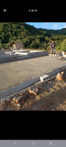 Concreto polido industrial, mínimo de 70 metro quadrado