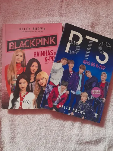 livro BTS e blackpink para colagens