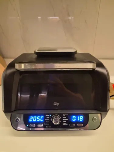 Fritadeira Elétrica Air Fryer Wap Barbecue, Seminova, 220v, 10L