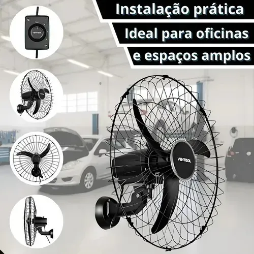 Ventilador de Parede 60cm Oscilante Ventisol