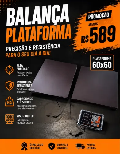 Balança reforçada 500kg