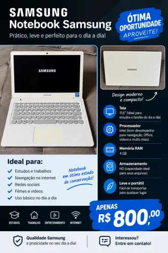Notebook Samsung