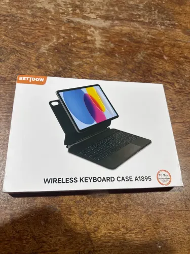 Teclado Ultrafino para iPad e capa branco