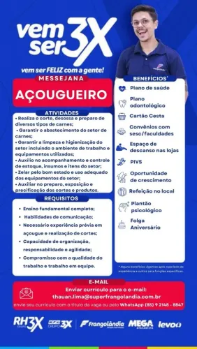 VAGA DE AÇOUGUEIRO