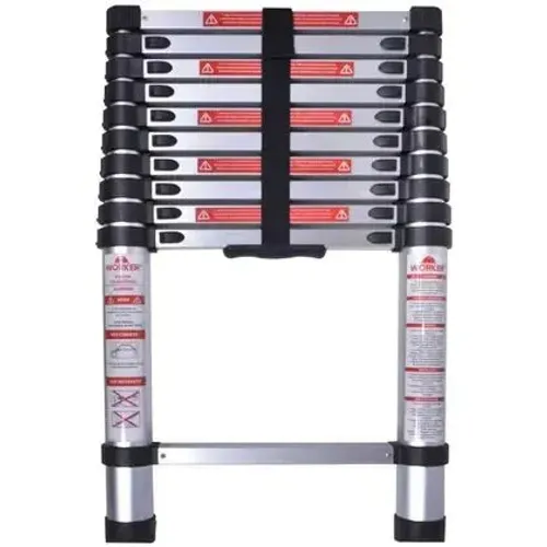 Escada Telescópica Worker Até 150Kg 1X11 Alumínio 