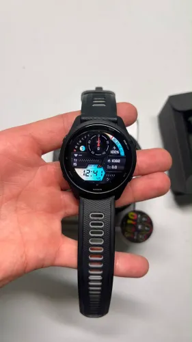 Relógio Smartwatch Garmin Forerunner 265 Amoled Preto