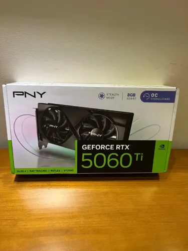 (Lacrado) Placa de Video PNY RTX 5060 Ti Dual OC 8GB