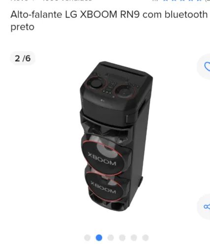 Vendo caixa de som LG semi nova 7999860.0096