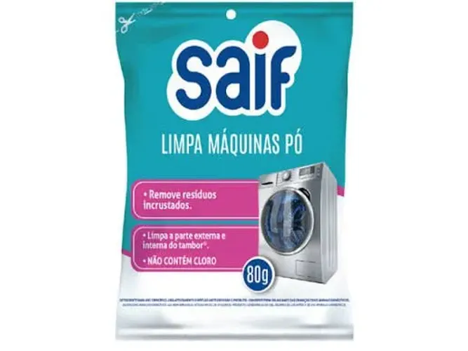 Limpa Máquina Pó Saif 80g