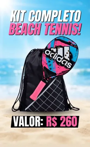 Raquete Beach Tennis Adidas BT 3.0 + Sacochila Zatrix