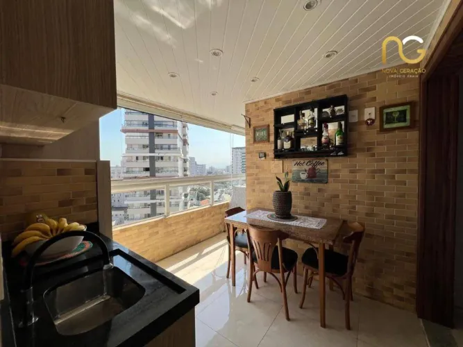 Apartamento Alto Padrão - 01 dormitorio com suite - Guilhermina/Praia Grande-SP