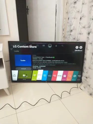 Smartv Lg 55 leia a descrição