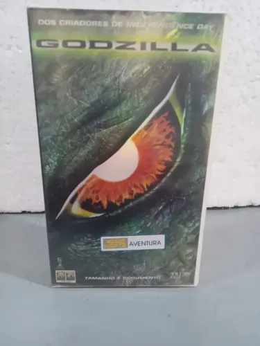 Fita Vhs Godzilla Original Ler Descrição