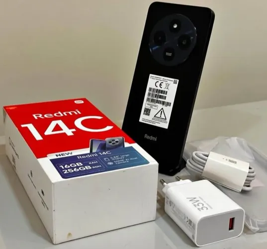 Redmi 14c 256gb completo na caixa com nota fiscal.