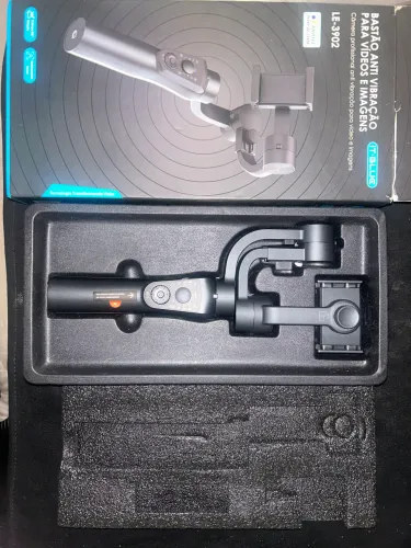 Estabilizador Gimbal IT-BLUE LE-3902 para Smartphone - Usado Apenas 4 Vezes!