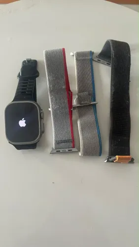 Watch series ultra 1 49mm pulseira trail + 3 pulseiras extras