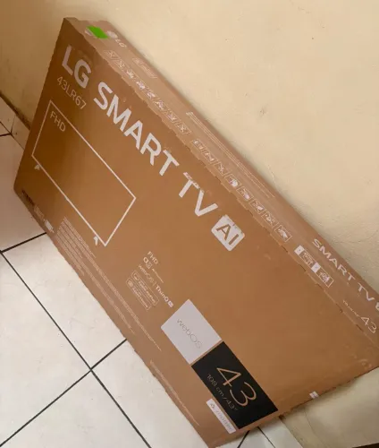 SMART TV LG 43? NOVA C GARANTIA E NOTA FISCAL