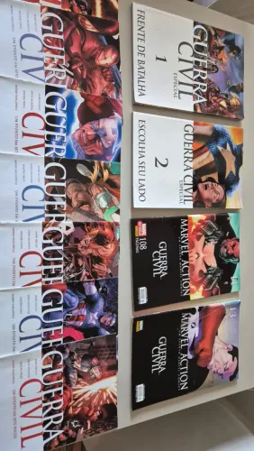 2 caixas Revistas HQ Marvel para colecionador