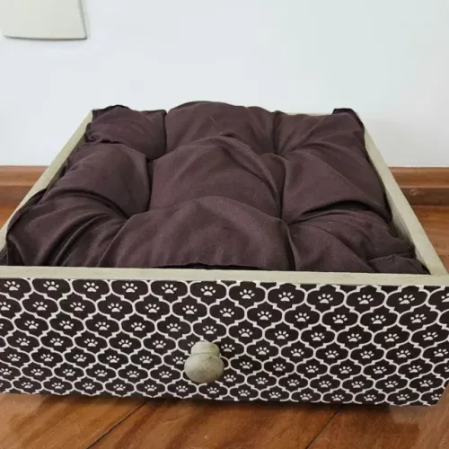 Caminha Pet feita com gaveta