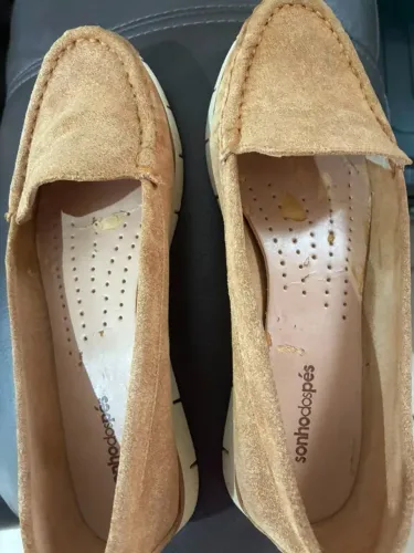 Mocassim Sonho dos pés tamanho 38