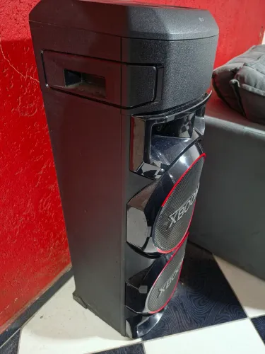 Caixa de som boom box lg